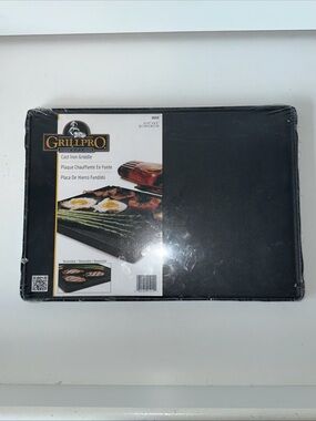 Cast Iron Griddle – Black ⭐️⭐️ REVERSIBLE!